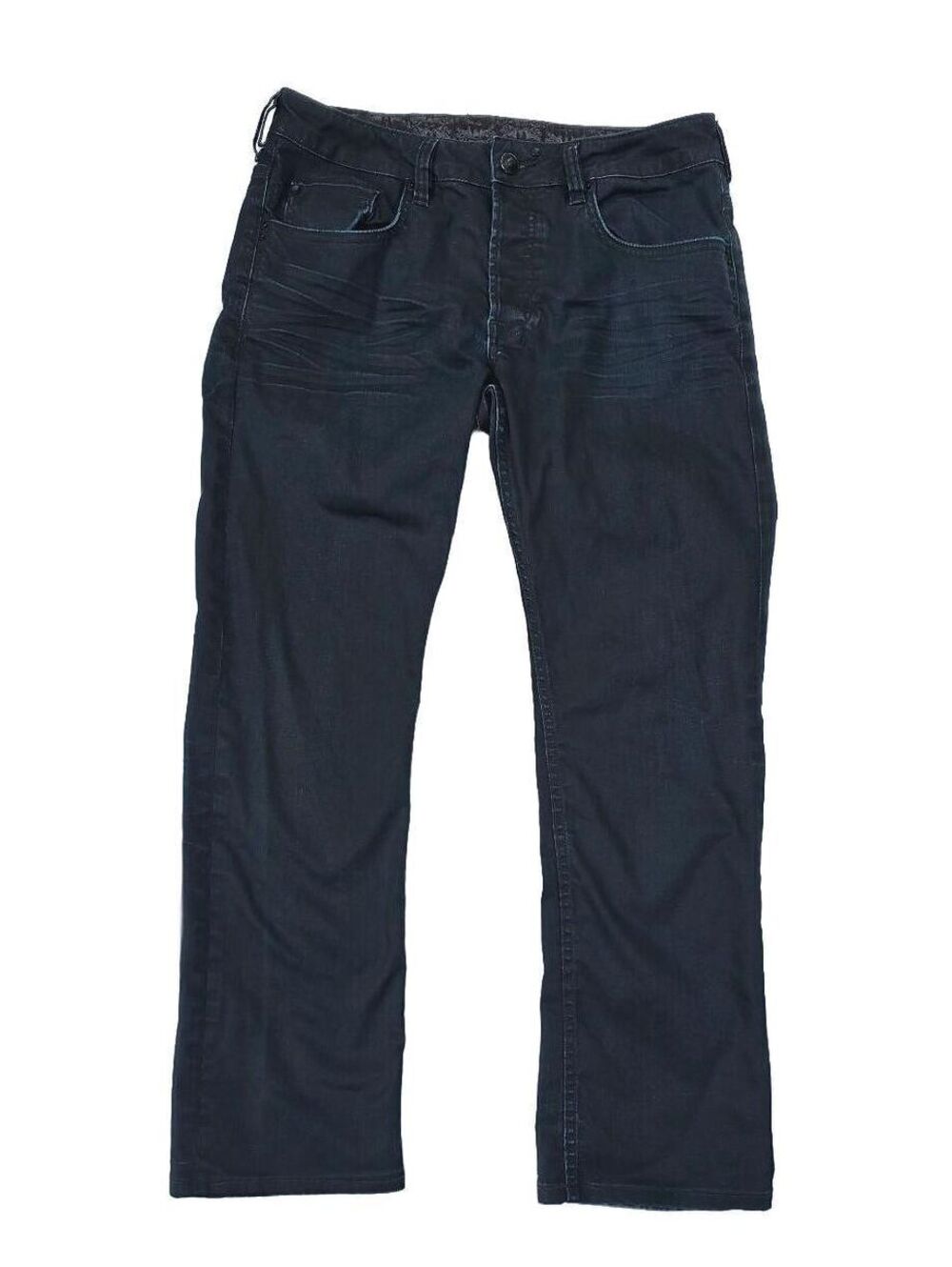 Buffalo David Bitton SIX Straight Overdye Jeans 34x30 (Tagged W34 L34)